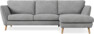 Madison Lux - 2-sits soffa med schäslong höger - Vit