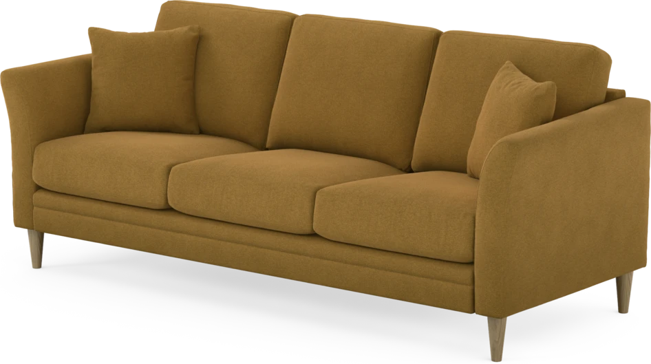 Eden - 3-sits soffa - Gul