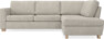 Friday - 2,5-sits soffa med divan höger - Beige