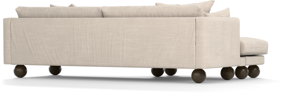 Harper - 4-sits med schäslong XL vänster - Beige