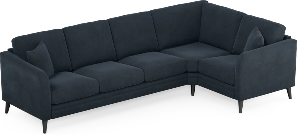 Eden - Hörnsoffa, 3+1-sits - Blå