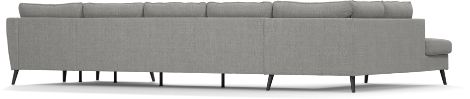 County - 4-sits soffa med divan vänster och schäslong höger - Grå