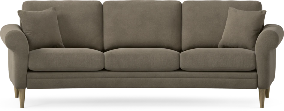 Eden - 3-sits soffa svängd - Beige