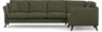 Eden - Hörnsoffa 3+1 - Grön
