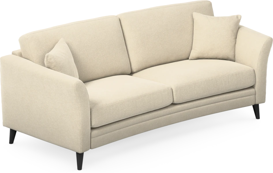 Eden - 2,5-sits soffa svängd - Beige