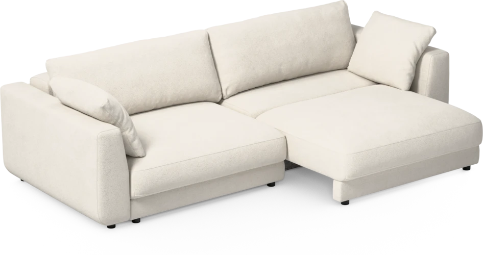 Amie - Bäddsoffa 4-sits - Vit