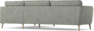 Bridge - 3-sits soffa med divan höger - Grå