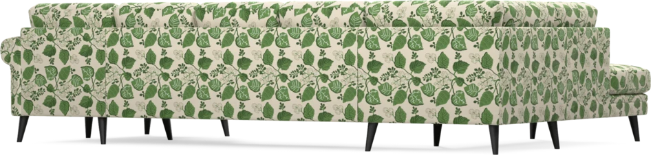 Eden - 3-sits soffa med divan vänster och schäslong höger - Flerfärgad