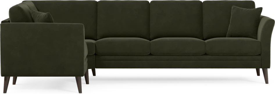 Eden - Hörnsoffa, 1+3-sits - Grön