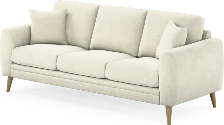 Eden - 3-sits soffa - Vit