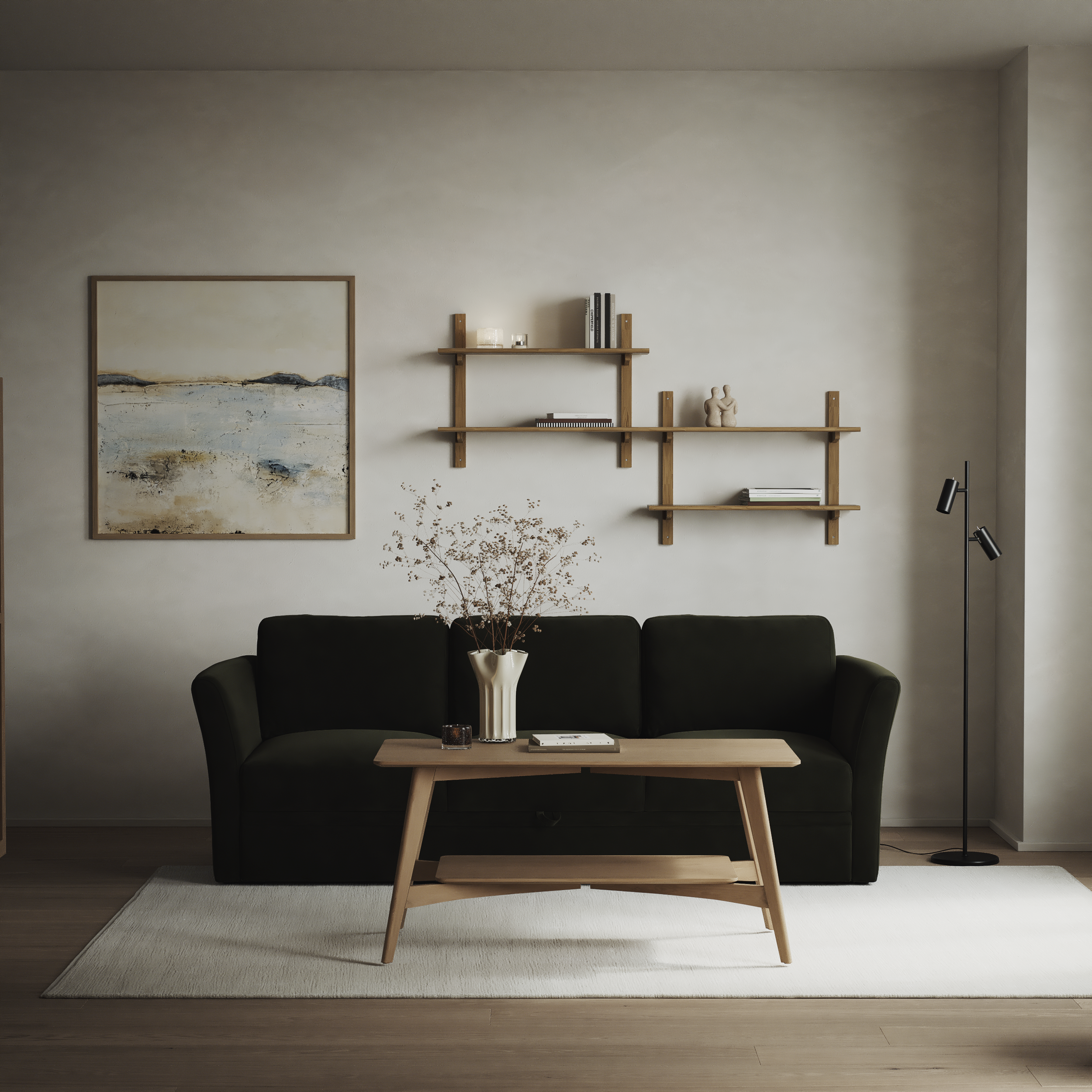 Öland - Bäddsoffa 3-sits, längsbäddad - inspiration