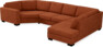 Nevada - 2-sits soffa med cosy hörn vänster och divan höger - Röd