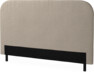 Delux Rundad - Sänggavel, 90-210 cm - Beige