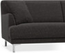 Macy Lux - 3-sits soffa - Svart