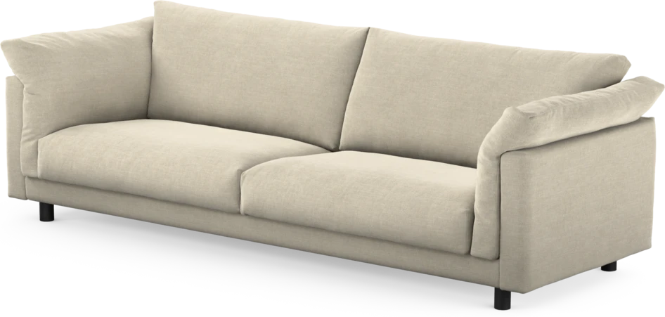 Cherrie - 4-sits soffa, fast klädsel - Beige