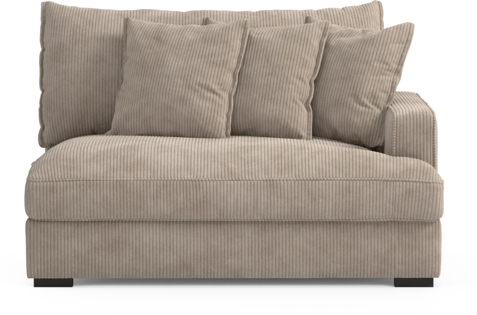 Rossi - 2-sits med armstöd höger - Beige
