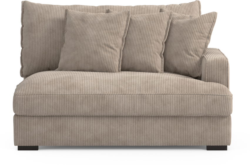 Rossi - 2-sits med armstöd höger - Beige