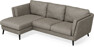Madison Lux - 2-sits soffa med schäslong vänster - Grå
