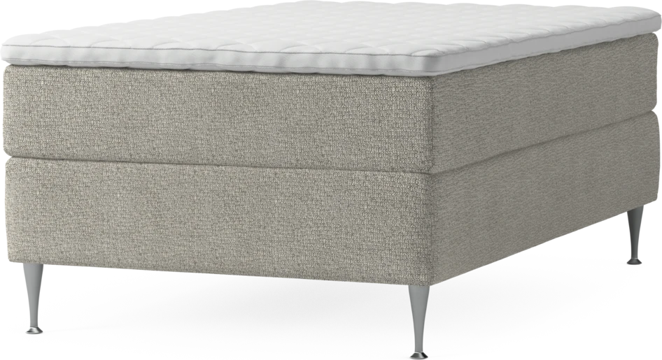 Delux Exclusive - Kontinentalsäng, enkelsäng 120 cm med bäddmadrass och sängben