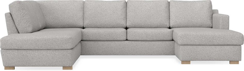 Friday - 3-sits soffa med divan vänster och schäslong höger - Vit