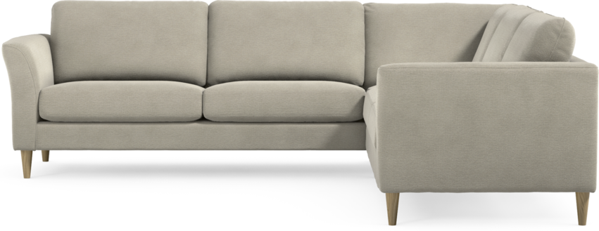 Bridge - Hörnsoffa, 2+2-sits - Brun