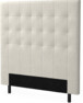 Delux Trensad - Sänggavel, 90-210 cm - Beige