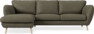 Madison Lux - 2-sits soffa med schäslong vänster - Brun