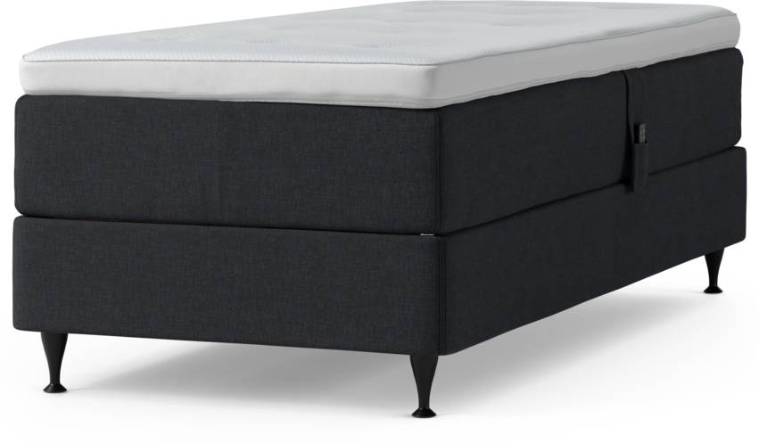 Delux Dream - Ställbar säng, enkelsäng med bäddmadrass och sängben