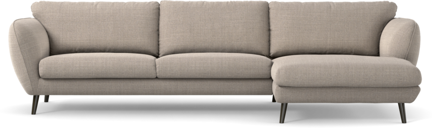 Madison Lux - 3-sits soffa med schäslong höger - Beige