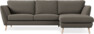 Madison Lux - 2-sits soffa med schäslong höger - Brun