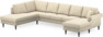 Eden - 3-sits soffa med divan vänster och schäslong höger - Beige