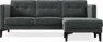 Rio - 3-sits soffa med schäslong höger - Grå