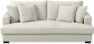 Mila - 3-sits soffa, hel dyna - Vit
