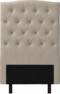 Delux Välvd - Sänggavel, 90-210 cm - Beige