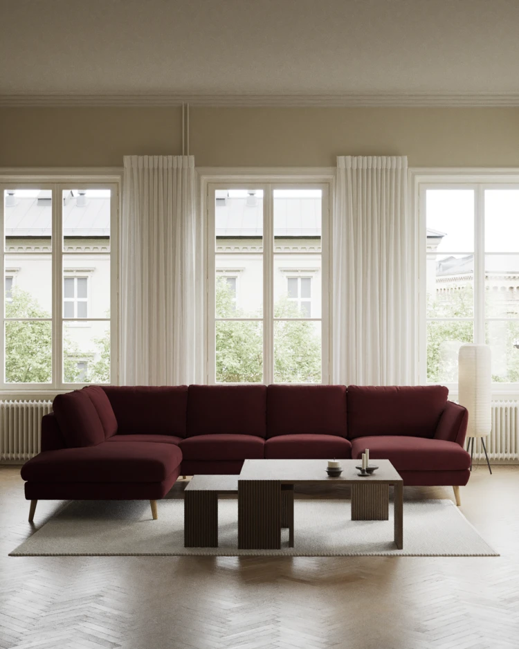 Madison - 2-sits soffa med divan vänster och schäslong höger - inspiration