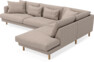 Harper - 3-sits soffa med divan höger - Beige