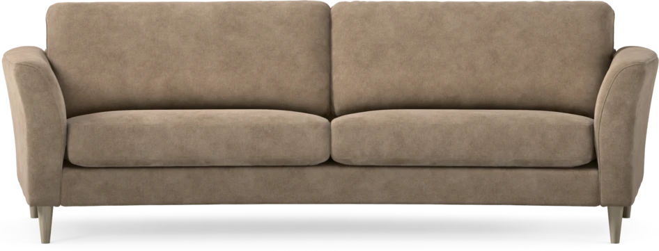 Bridge - 3-sits soffa svängd - Beige