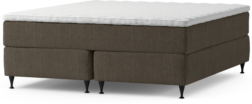 Delux Exclusive - Kontinentalsäng, dubbelsäng med bäddmadrass och sängben