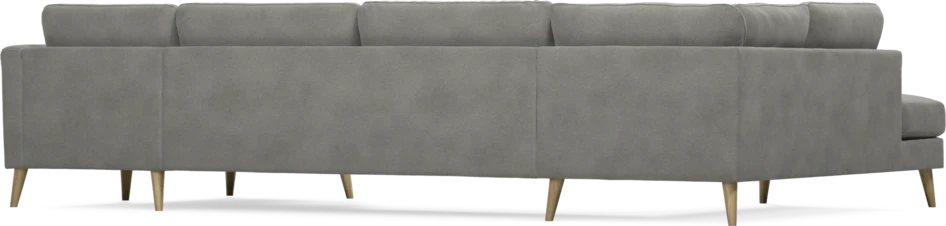 Bridge - 3-sits soffa med divan vänster och schäslong höger - Grå