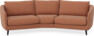 Madison - 3-sits soffa svängd, 90 cm - Orange
