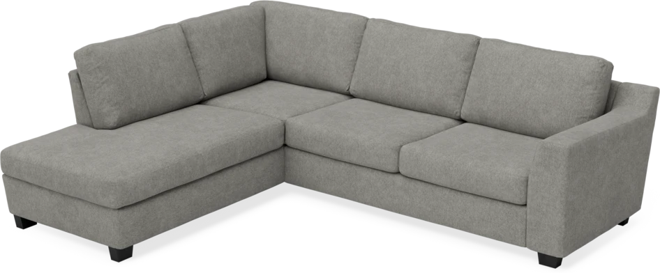 Friday - 2,5-sits soffa med divan vänster - Grå