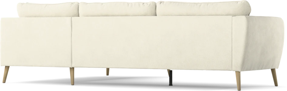 County - 2,5-sits soffa med divan höger - Vit