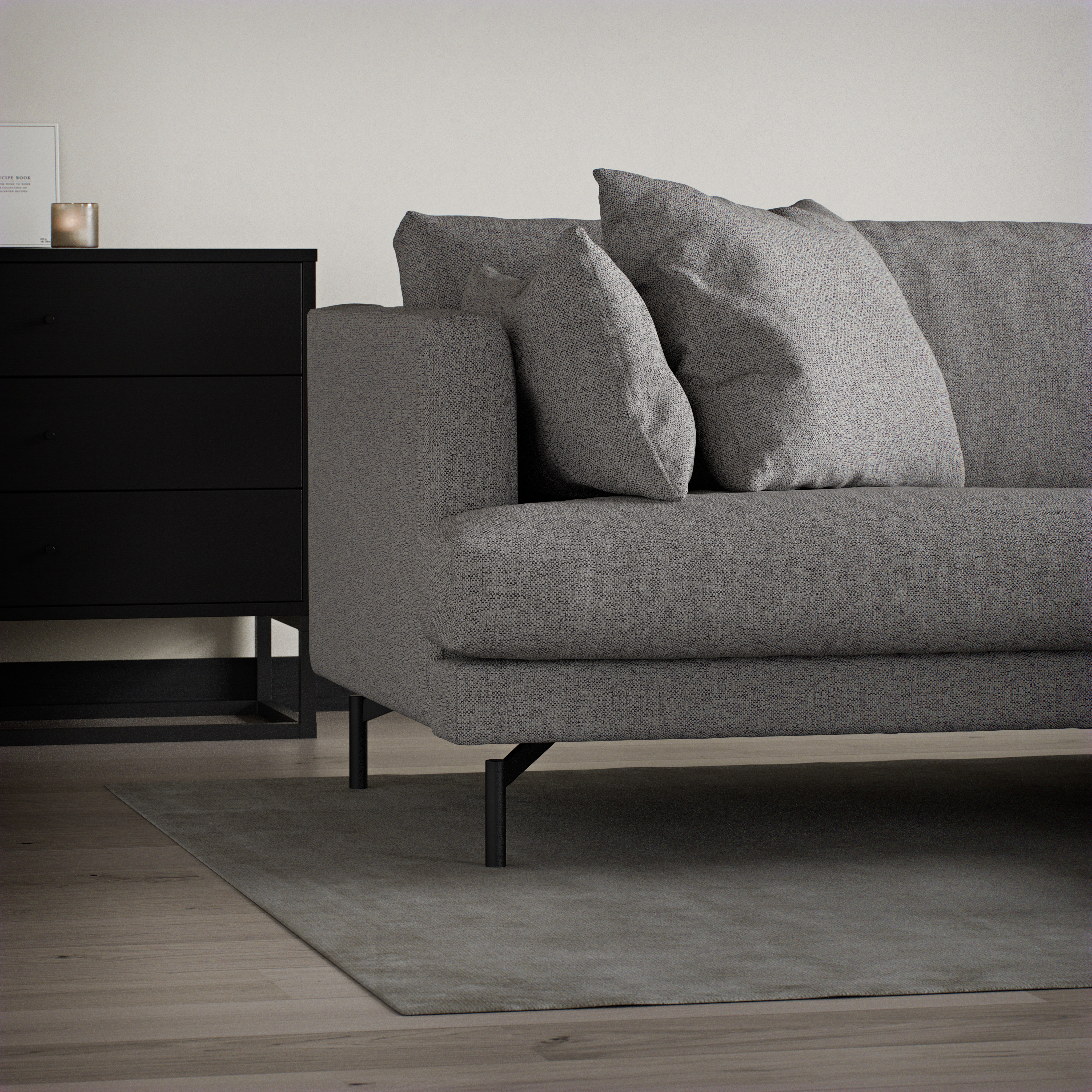 Harper - 4-sits med schäslong XL höger - inspiration