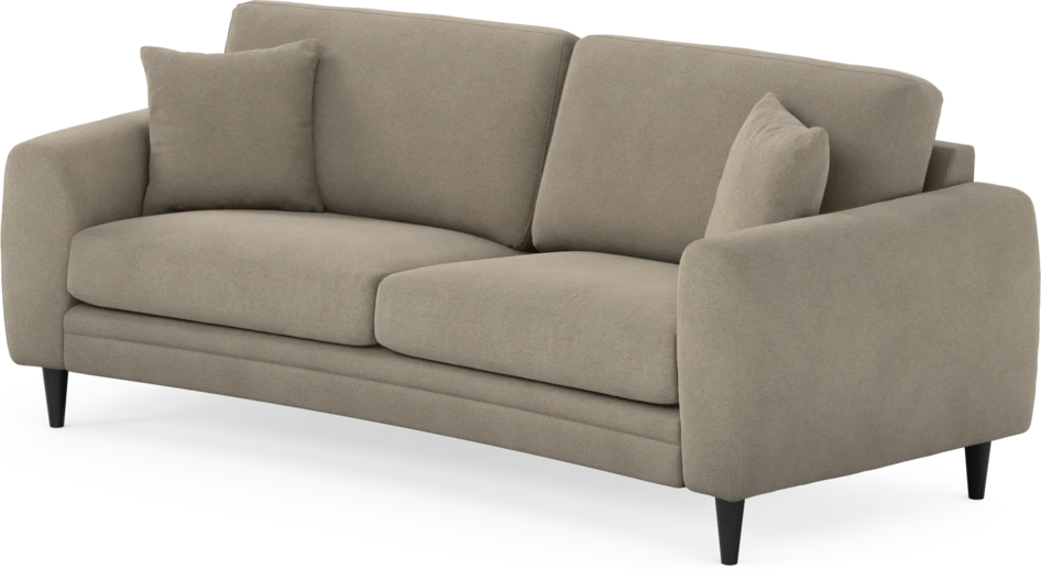 Eden - 2,5-sits soffa svängd - Beige