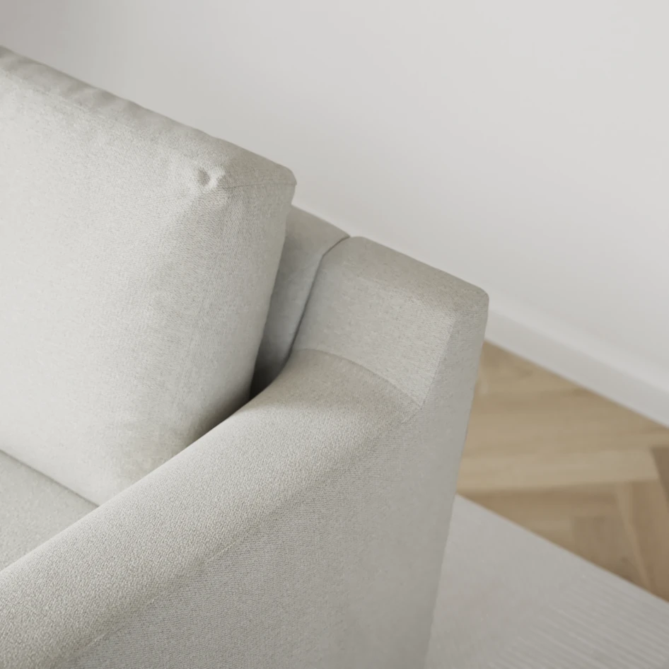 Friday - 3-sits soffa - Vit