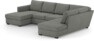 Friday - 3-sits soffa med schäslong vänster och divan höger - Grå