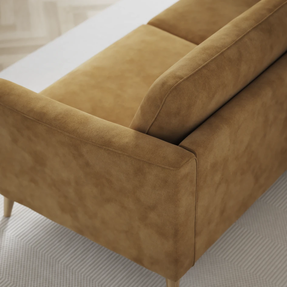 Bridge - 2-sits soffa - Gul