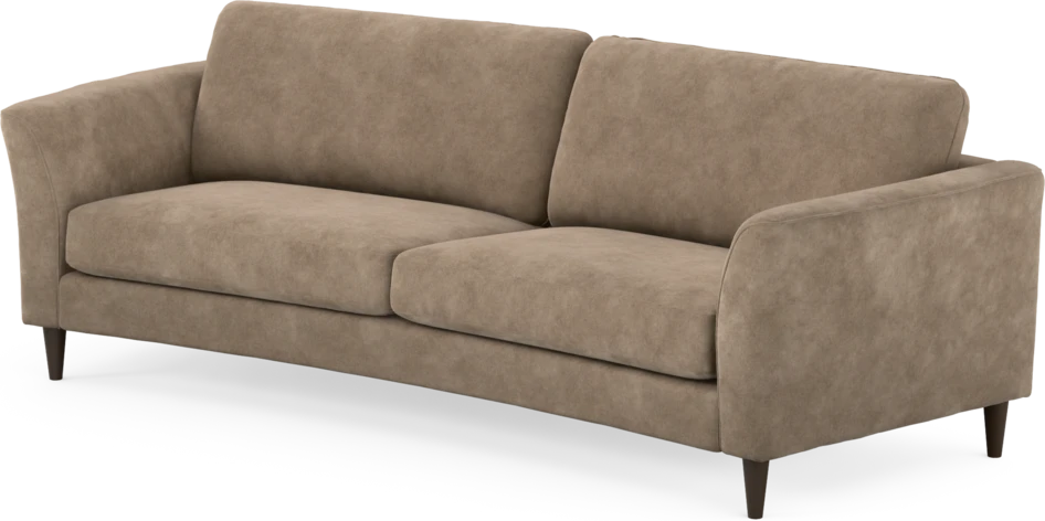 Bridge - 3-sits soffa svängd - Beige
