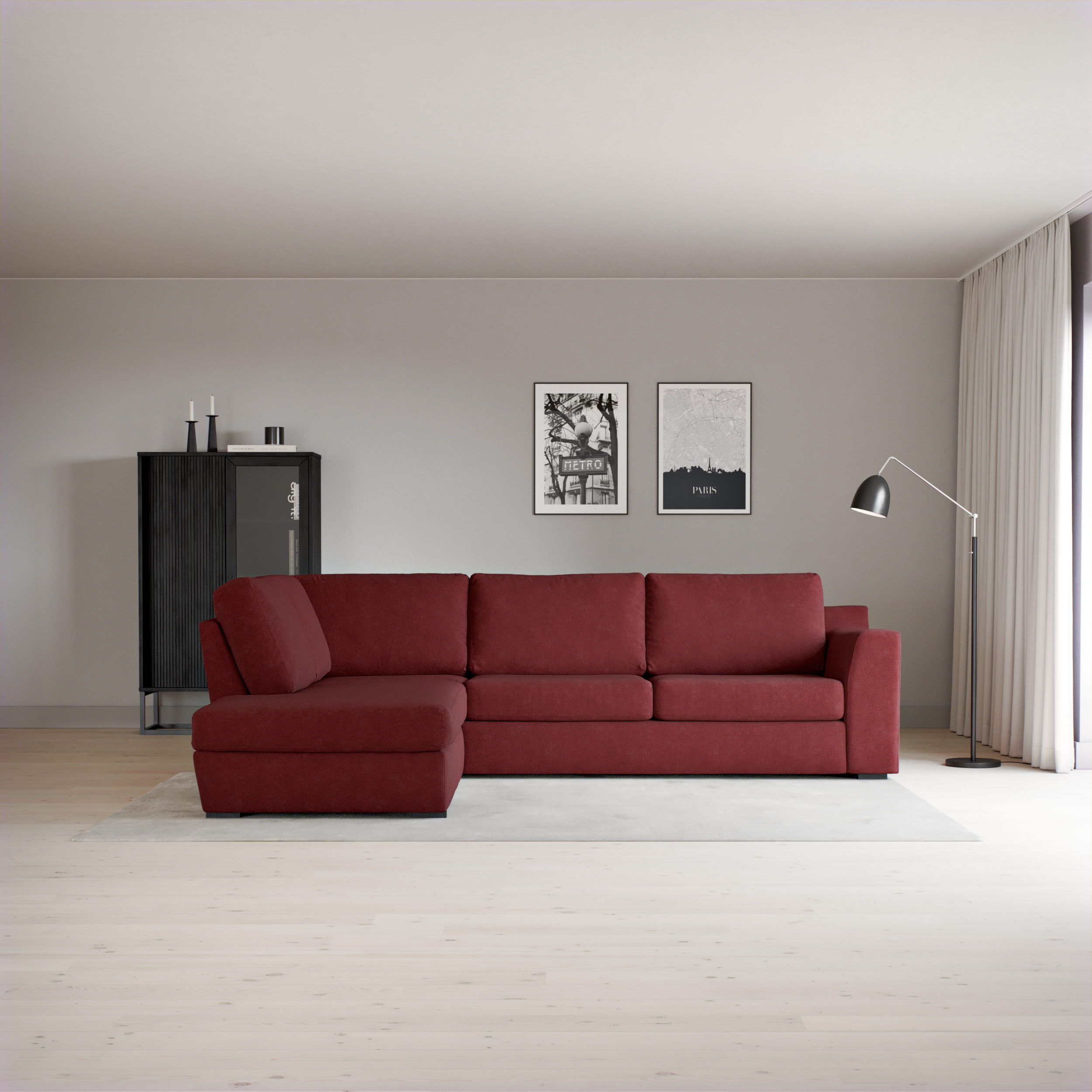 Friday - 2,5-sits soffa med divan vänster - inspiration