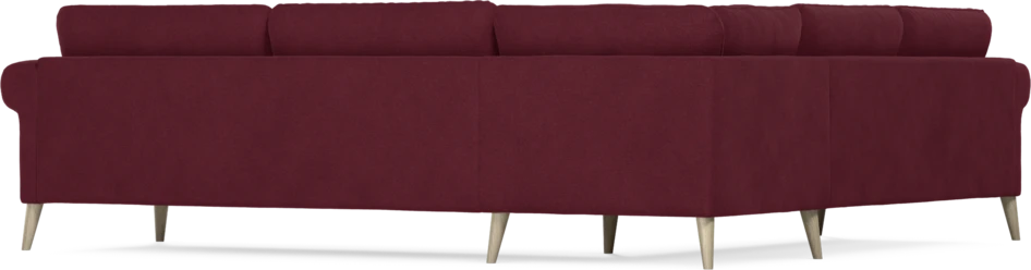 Bridge - Hörnsoffa, 2+3-sits - Röd